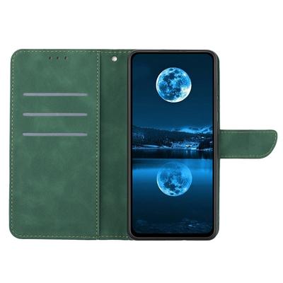 HT05 Чехол для телефона Samsung Galaxy A16 5G/A16 4G, PU кожа с текстурой "кожа на ощупь", откидная крышка