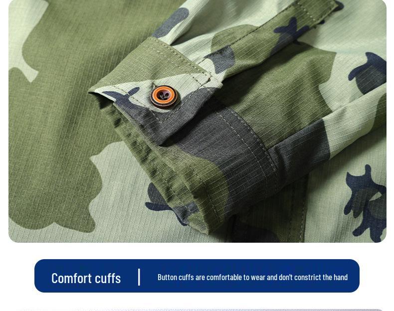 Men's Quick-Dry Summer Workwear Set: Breathable, Sun-Protective Suit for Outdoor Construction and Workshop Tasks