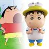 Chan Crayon Shin Character Toy Doll Tabletop Decoration Detachable Hat Frog