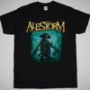 Винтажная рубашка Alestorm NO GRAVE BUT THE SEA Хлопок Черный S234XL Унисекс Футболка AG010 Унисекс Футболка