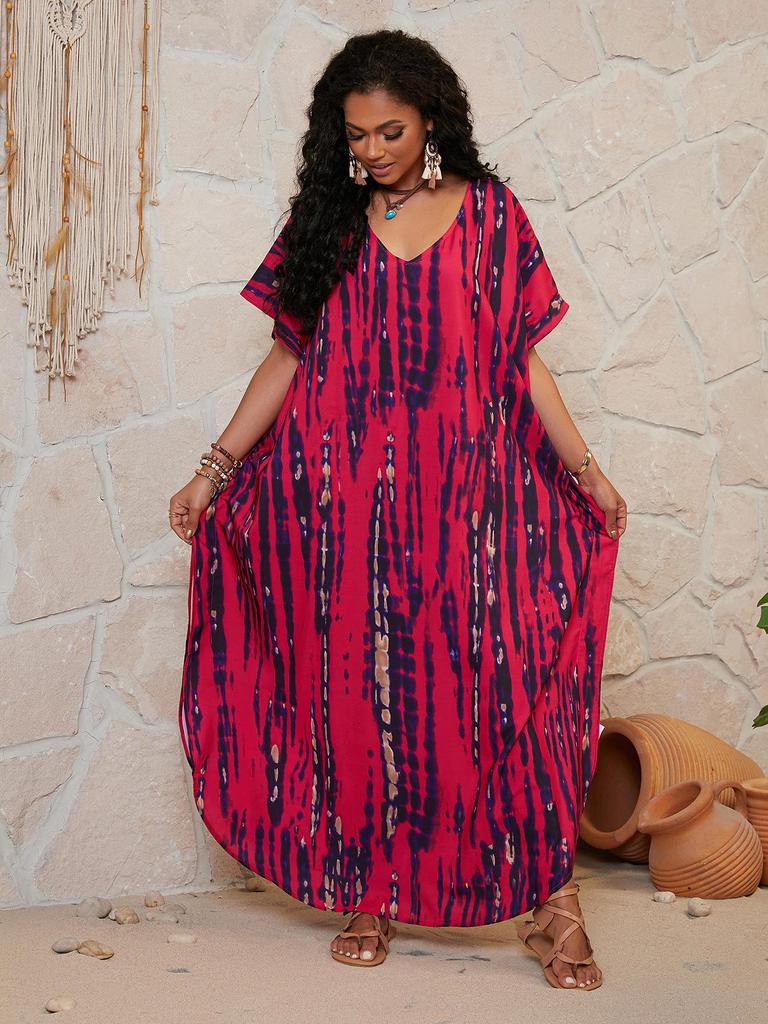 Европейский и американский быстросохнущий свободный пляжный халат - большой размер