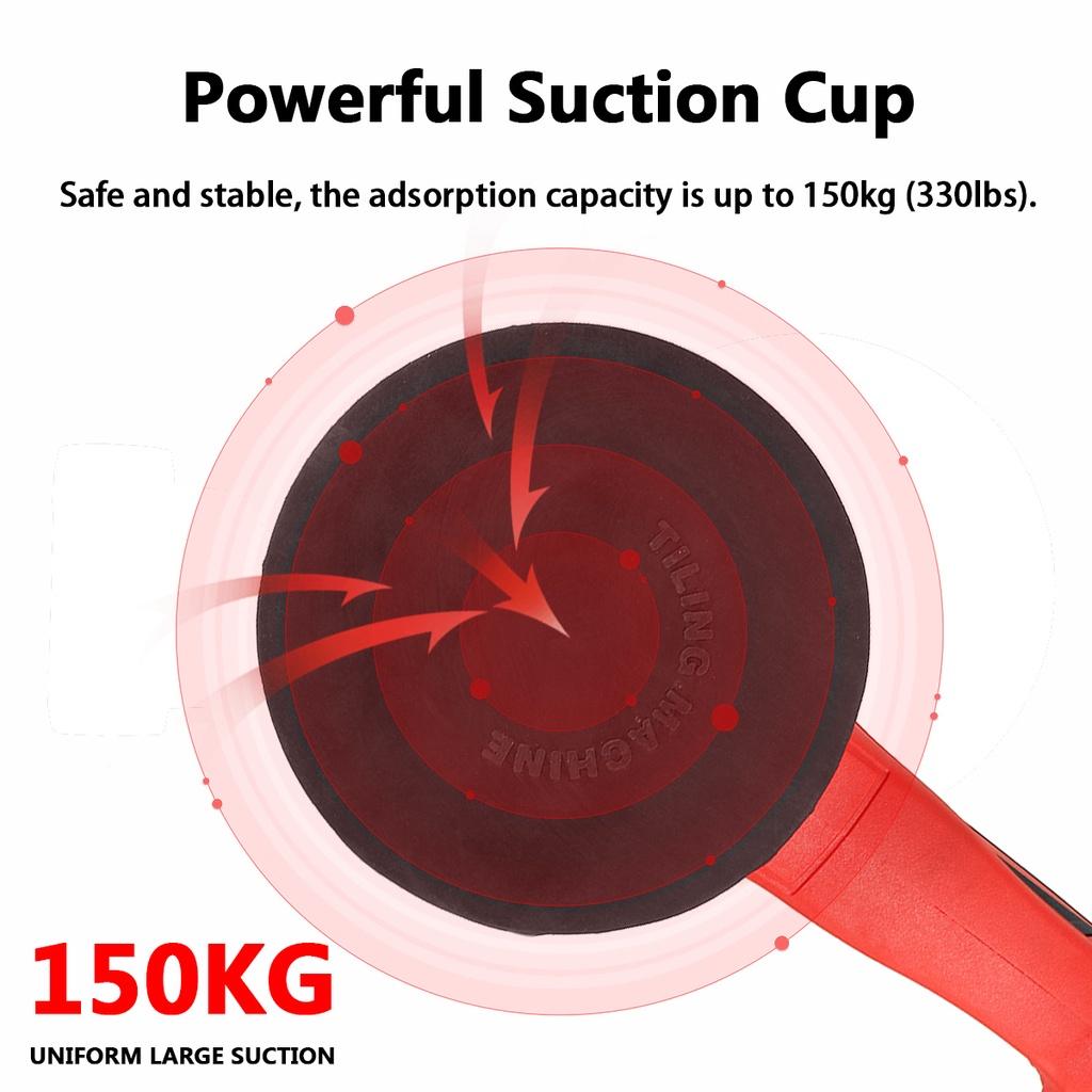 Портативный вибратор для плитки Машина для штукатурки пола Укладка плитки 150 кг с аккумулятором 21 В Автоматические инструменты для выравнивания для плитки 120x120 см