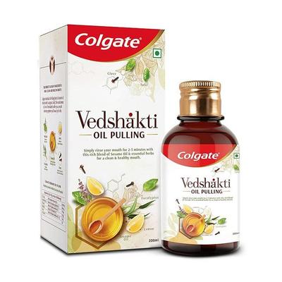 Ведшакти: масло для полоскания полости рта (200 мл), Vedshakti Oil Pulling,  Colgate
