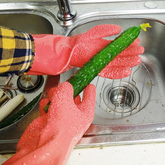 1 пара нескользящих перчаток для пилинга с матовыми частицами, эмульсия, перчатки для чистки овощей, перчатки для чистки картофеля, кухонные инструменты