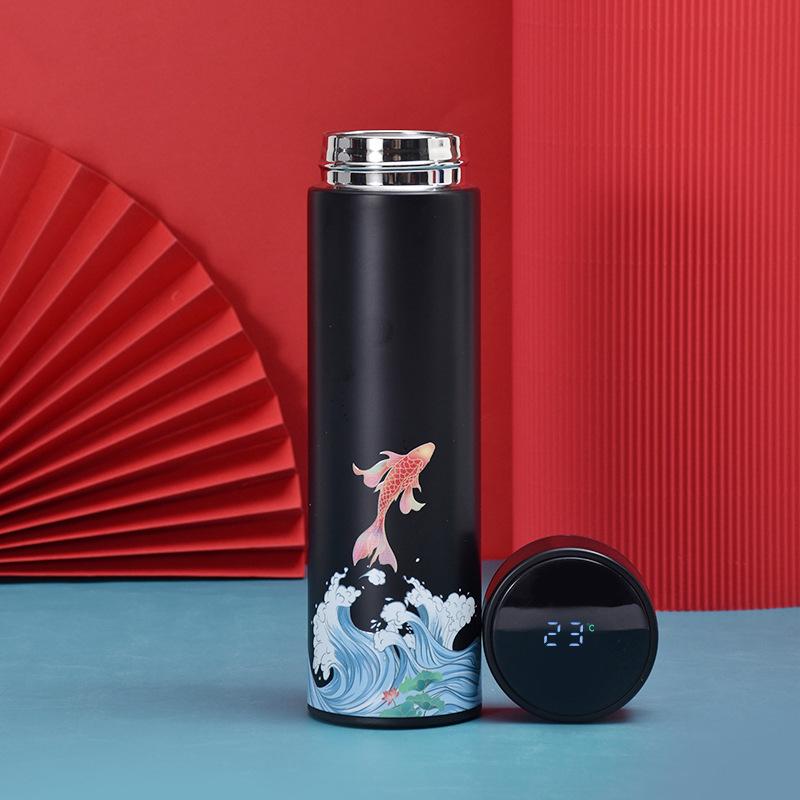 Подарочная кружка из нержавеющей стали Smart Insolated Mug Double Vacuum Straight Mug Подарочные кружки