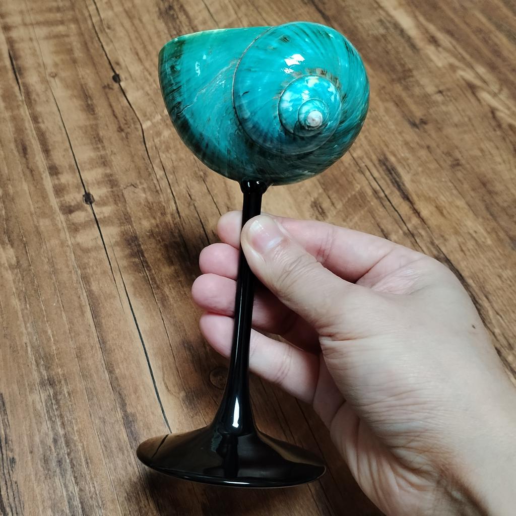 Natural Conch Shell Wine Glass Cup Handmade Wedding Glasses Martini Glasses Goblet Cocktail Drinkware Drinking Stemware Gifts