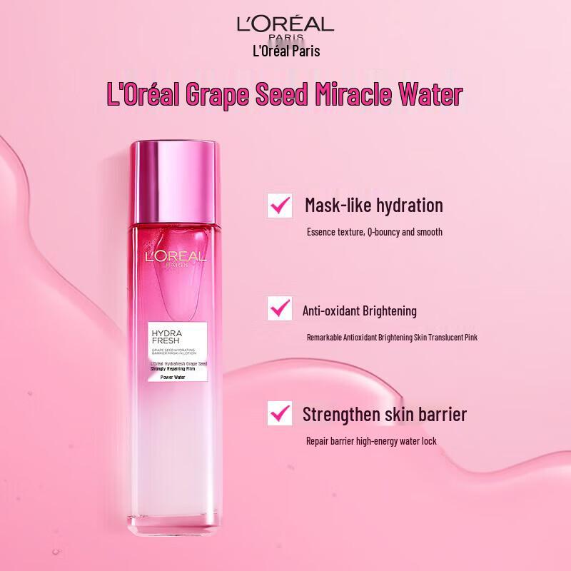 L'Oréal Grape Seed Strengthening Repair Miracle Water Set