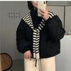 Stand Collar Women's Down Jacket Winter Korean Style White Duck Down Lightweight Bread Coat