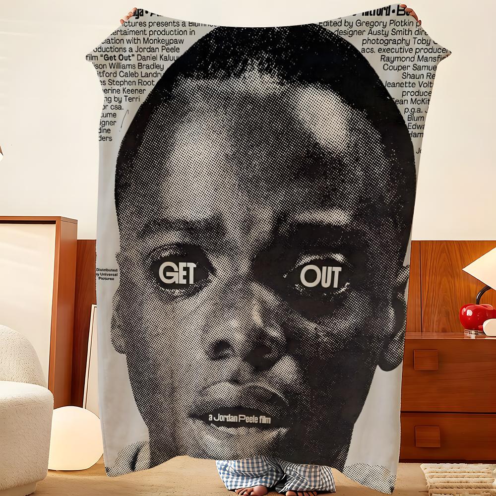 Плед из фланели G-Get O-Out Throw, легкий, уютный, прочный, моющийся, милый, классный
