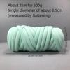 2.5cm Chunky Yarn Super Velvet Bulky Yarn Easy Projects Tube Yarn  Pet Beds
