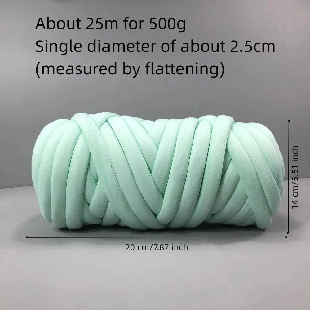 2.5cm Chunky Yarn Super Velvet Bulky Yarn Easy Projects Tube Yarn  Pet Beds