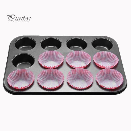 Антипригарная форма для кексов на 12 штук, которую можно мыть в посудомоечной машине, безопасное пищевое покрытие, легкосъемная форма для кексов