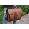 Handmade Real Leather Vintage Laptop Messenger Handmade Briefcase Bag Satchel