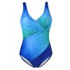 Women's One-piece Swimsuit Sexy Rainbow Gradient Beach One-piece Swimwear