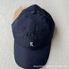 Runang new lightweight and breathable letter baseball cap, trendy, simple, stylish, sun-protective, high-quality, unisex duckbill cap