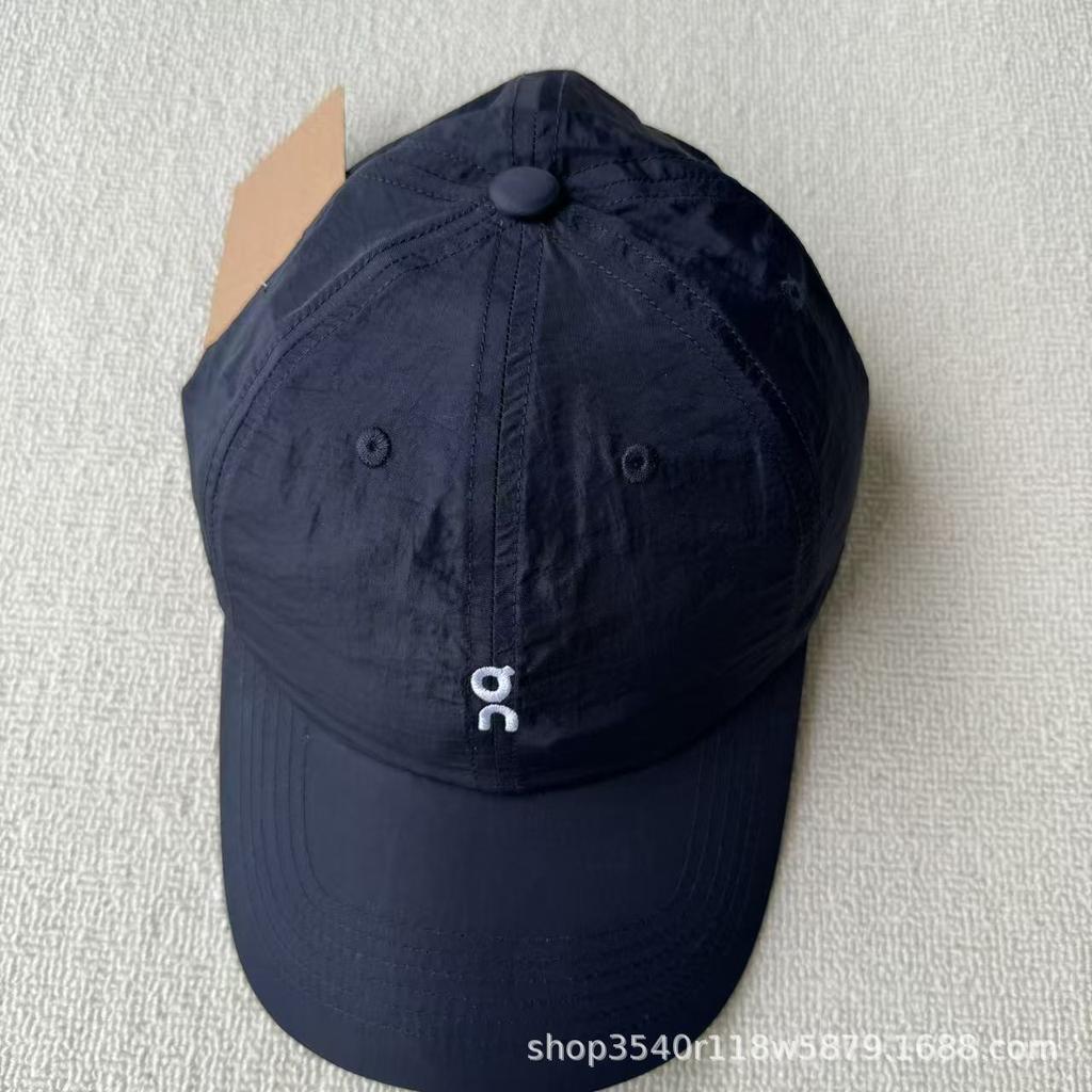 Runang new lightweight and breathable letter baseball cap, trendy, simple, stylish, sun-protective, high-quality, unisex duckbill cap