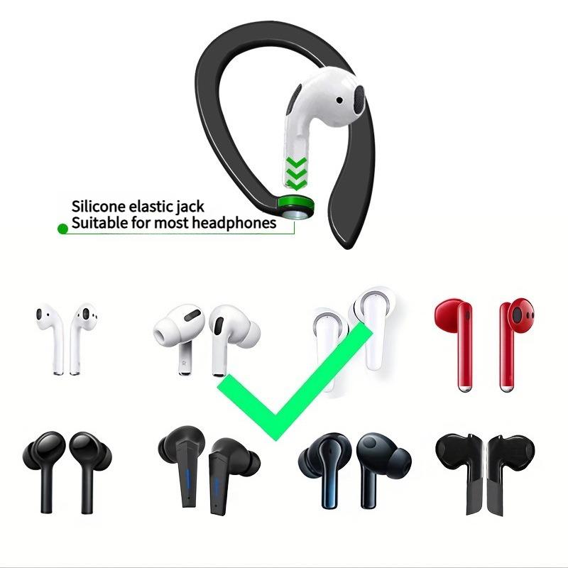 1 ПАРА подходит для всех Bluetooth-наушников AirPods 3 наушники противопотеряные ушные подвесные аксессуары амбушюры силиконовый ушной подвесной артефакт