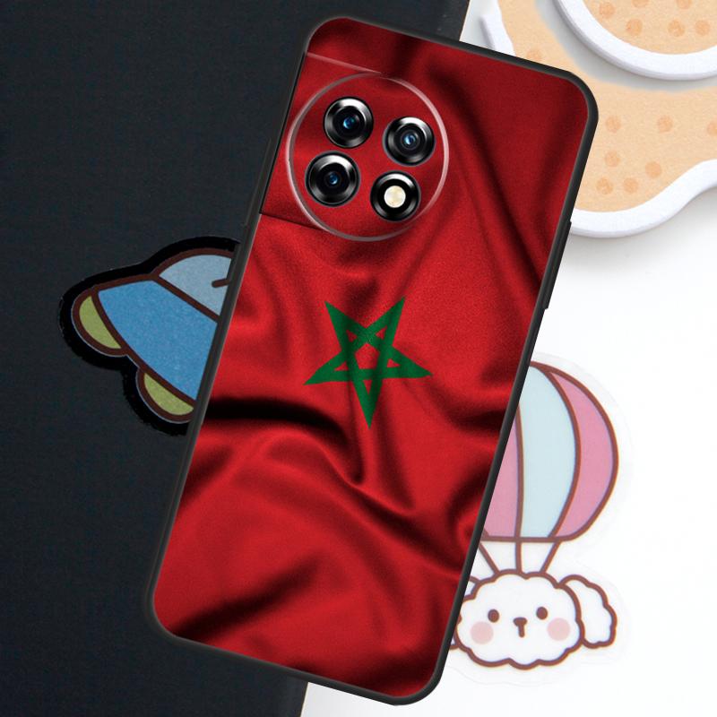 Чехол Марокко Марокканский Флаг Для OnePlus Nord 5 CE 3 4 Lite N20 N30 OnePlus 15 13 12 11 10 Pro 10T 12R 13R 15R Обложка