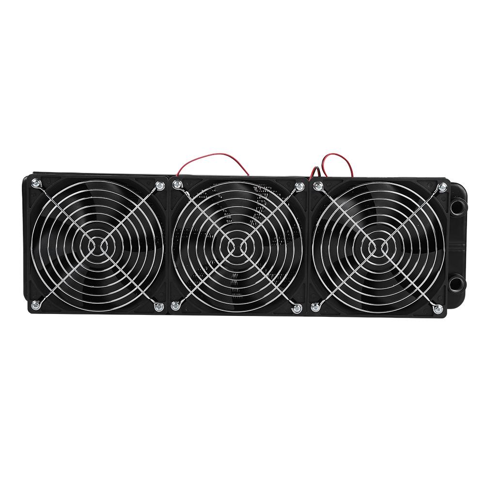 Радиатор водяного охлаждения ЦП G14 Thread Heat Row Radiator с вентилятором 18 трубок (360мм)