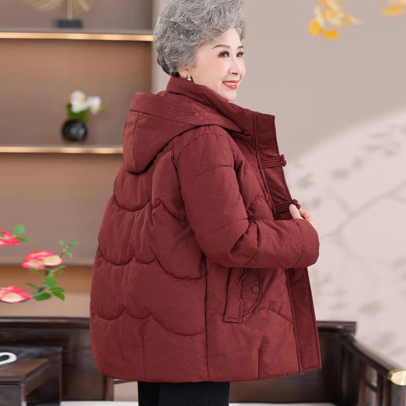 Women's Thick Warm Winter Padded Jacket for Middle-Aged & Elderly