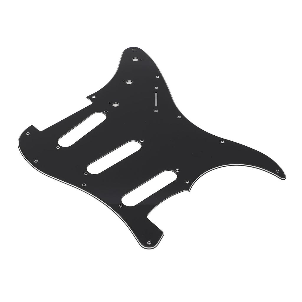 Guitar Pickguard Scratch Plate 11 Holes Left Handed Electric Guitar Pickguard for Practice and