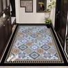 American Boho Diatom Mud Floor Mat Entrance Door Floor Mat Dirt-resistant and Easy To Care for Anti-slip Foot Mat