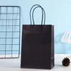 10/20 шт. Черные подарочные пакеты - Универсальные для Рождества, Нового года, Дней рождения, Свадеб и многого другого | Многоразовые пакеты для упаковки подарков с ручками