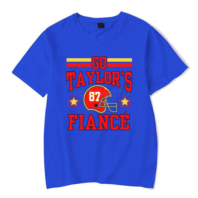 Funny T Shirts TTaylors Fiance Classic Tops Crew Neck Casual Tops Funny Unisexs Womens Clothing Gift for Fans Classic Tops