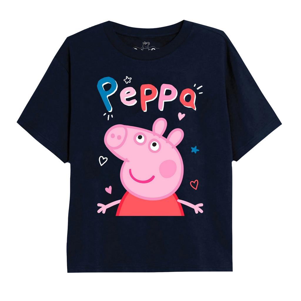 Peppa Pig Girls Classic Doodle T-Shirt