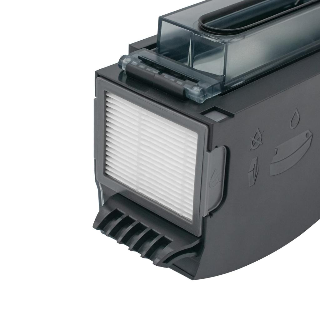 XBERSTAR irobot Vacuum Robot Parts for i7, i7+, E5, E6, I3, and i5: Filter, Dust Box, and Trash Can