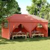 VidaXL Collapsible Pop-Up Party Tent with 4 Sidewalls, Tent, Awning Tent, Gazebo Awning 4004957