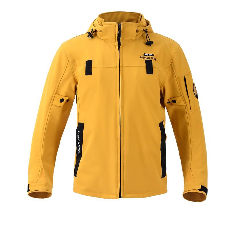 Men Women Motorcycle Riding Jacket 3-in-1 Removable Liner Windproof Warm Outerwear All