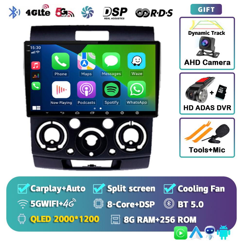 Android 14 автомобильное радио для Ford Everest Ranger Mazda BT50 BT-50 2006 2007 2008 - 2010 GPS мультимедиа видеоплеер головное устройство стерео