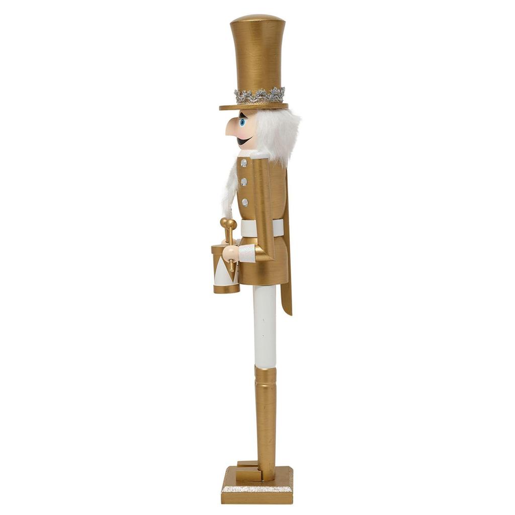 Bellini Wooden Nutcracker - Gold 60cm