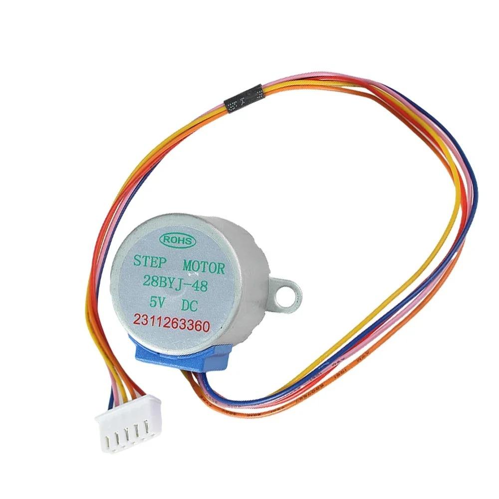 Шаговый двигатель DC 5V 28BYJ-48 Провод 25 см Редукторная ступень Шаговый двигатель 4 фазы 28byj 28byj48 Для Arduino DIY