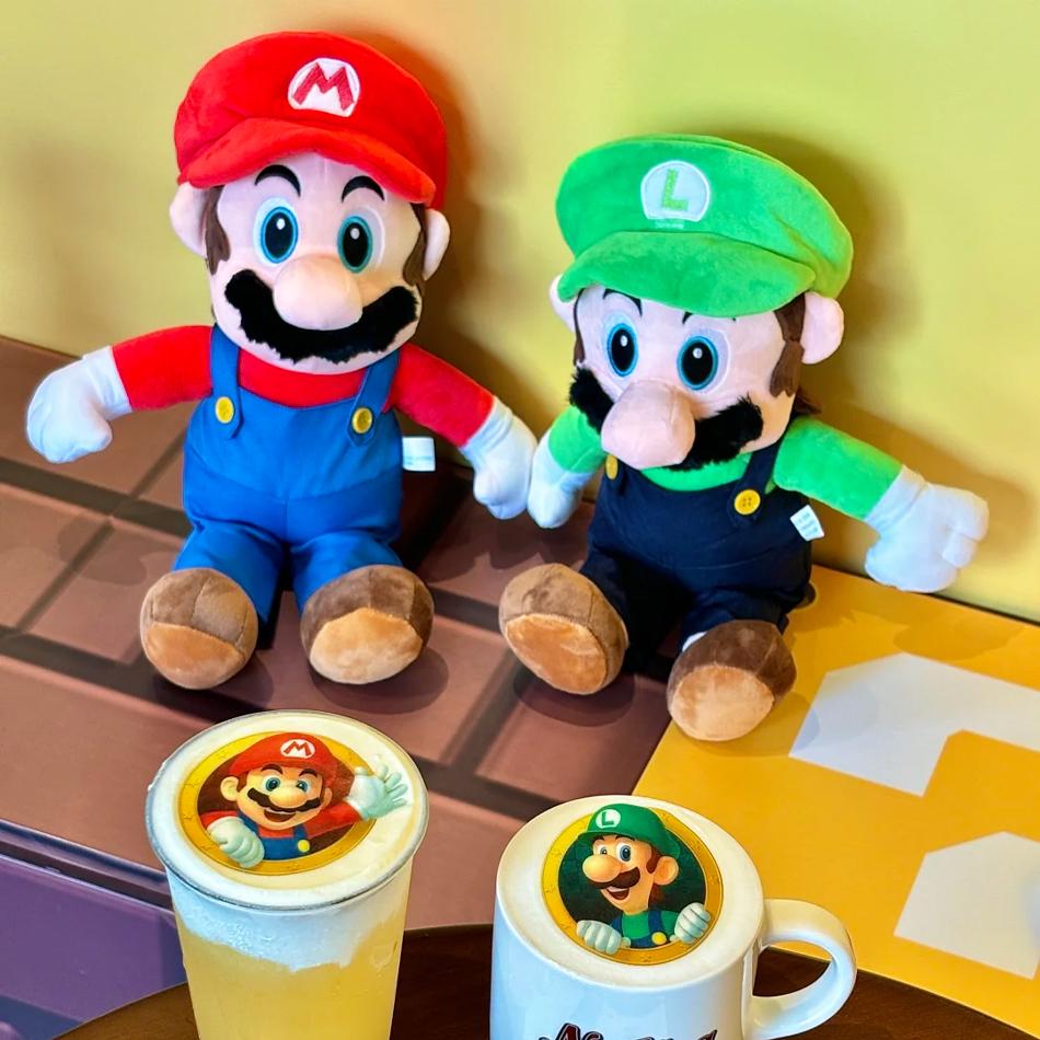 Плюшевые игрушки Марио Плюшевые игрушки Луиджи Аниме-кукла Плюшевая игрушка Для детей Отличный рождественский подарок на день рождения Для детей