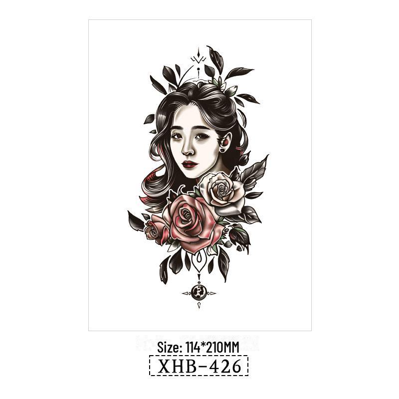 3D реалистичные временные татуировки-наклейки с изображением бабочек, тигров и змей