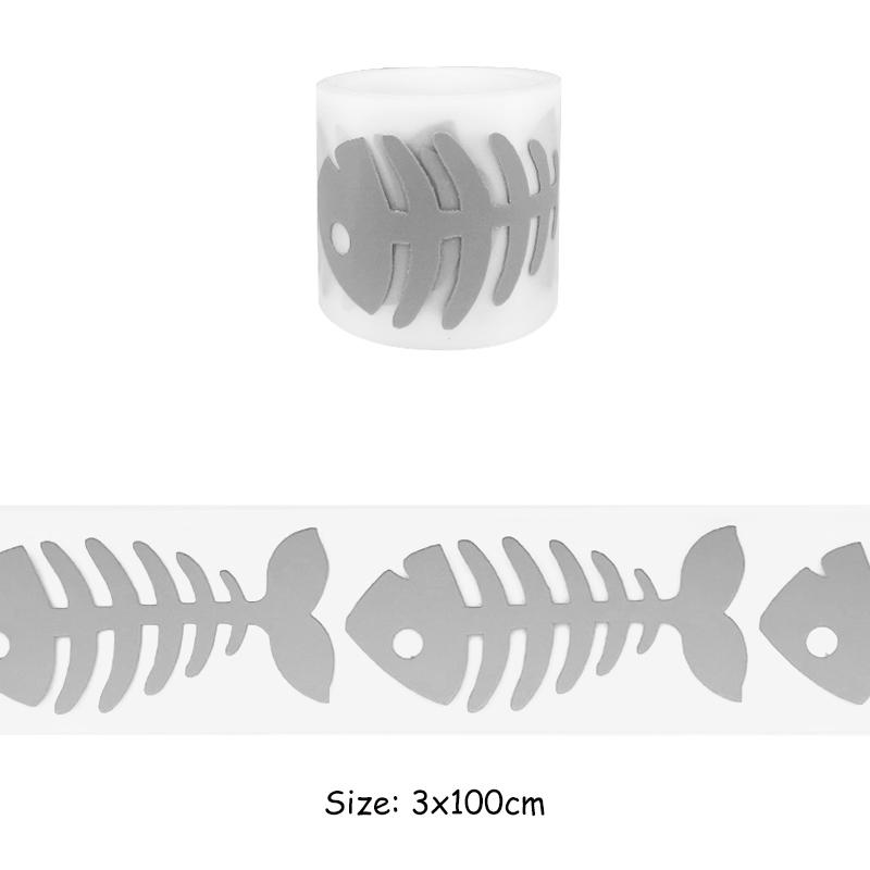 100x3cm Reflective Animals Iron-On Transfers Beast Fish Rabbit Wolf High Visibility Iron On Patch DIY Fashion New Heat Transfer Garment Accessory