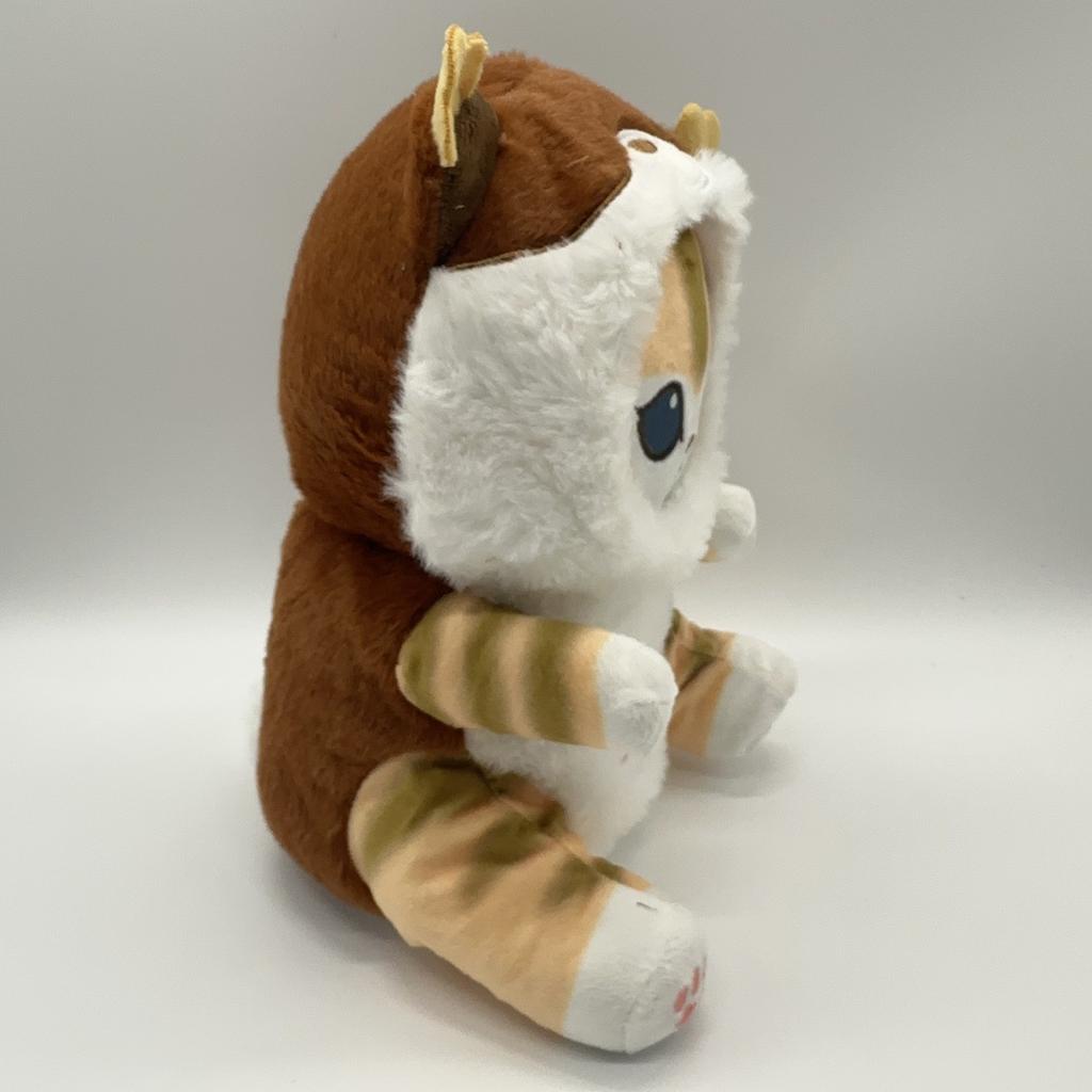 Breathing Stress Relief Toy Dress-Up Cat Calming Shark & Raccoon Plush Doll with PP Cotton Filling 31cm-50cm for 14+ Years