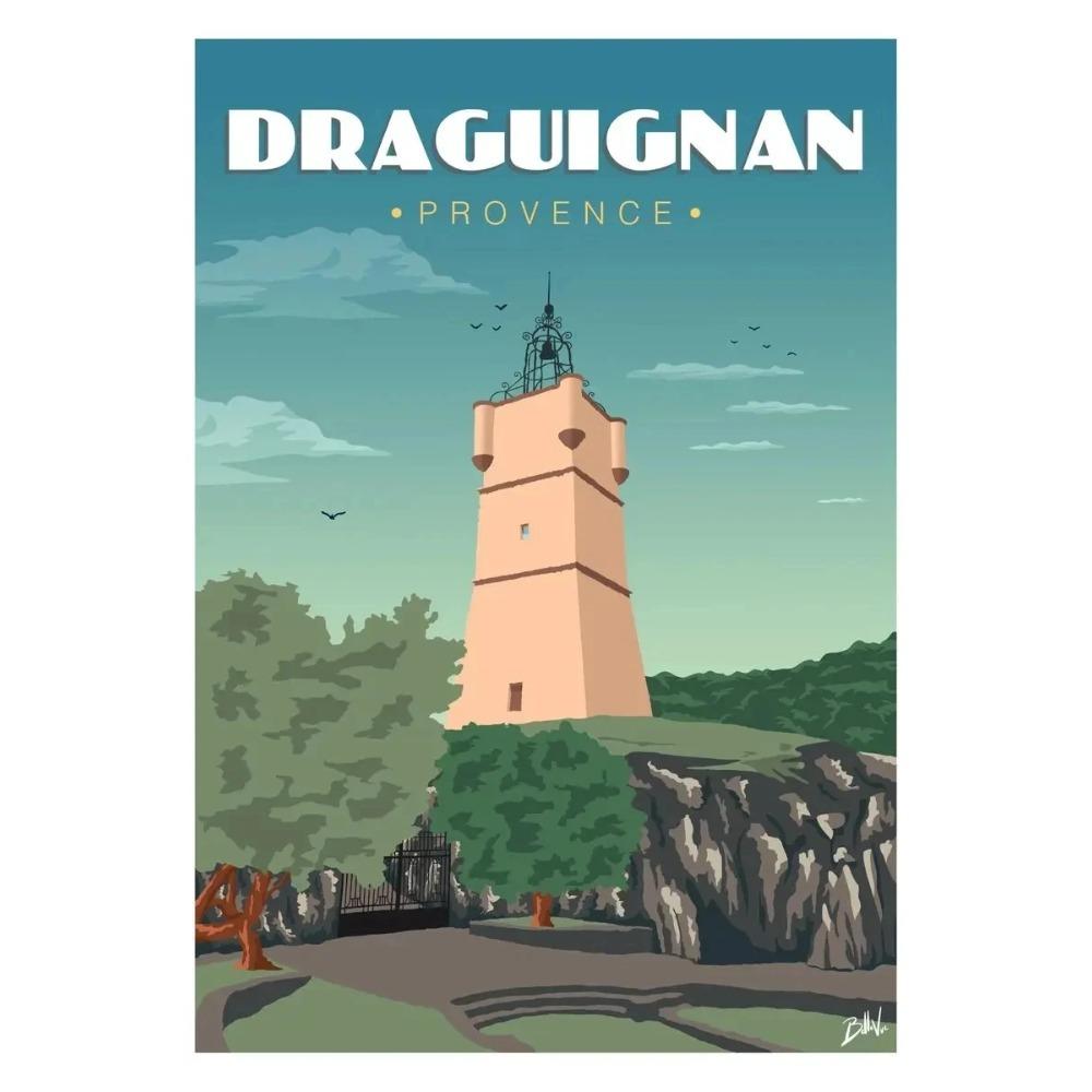 Retro France Travel Marseille Petanque Verdon Poster Canvas Painting Wall Art Living Room Home Decor