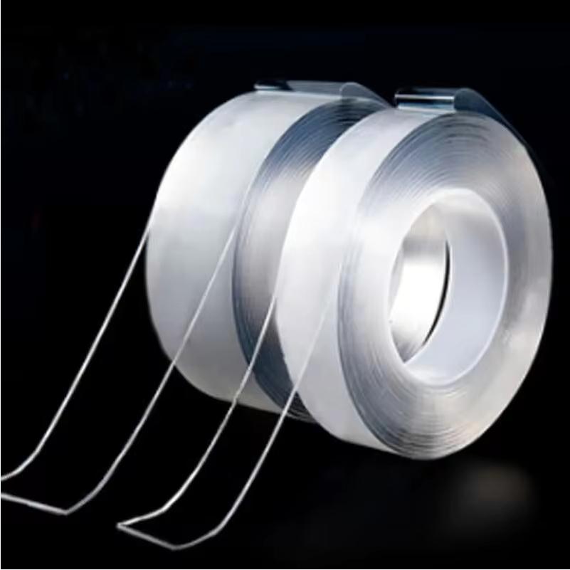 3M Nano Tape Двусторонняя клейкая лента Прозрачная многоразовая водонепроницаемая клейкая лента Очищаемые ленты для кухни и ванной комнаты