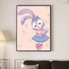DIY Diamond Painting A Cute Little Rabbit Cross Stitch Kit Mosaic Art Diamond Painting Full Circle Diamond Home Decoration