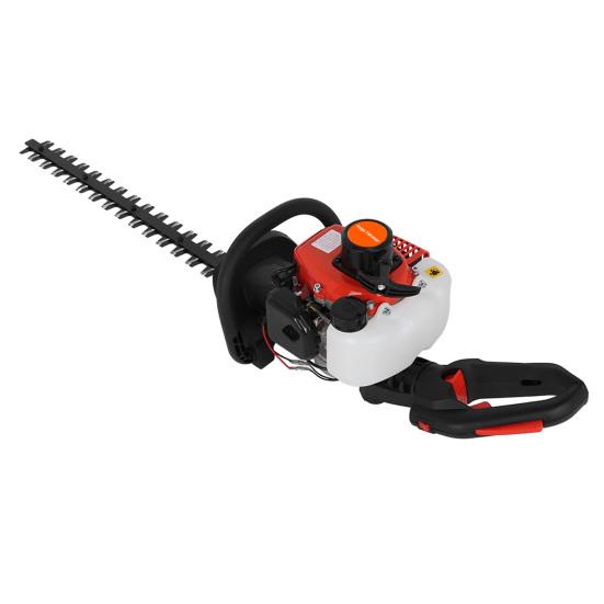 1 Set 24 Inch Fuel-efficient Low Voice High-powered Hedge Trimmer Double Side Blade 26cc Gas Bush Cutter