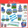 Festive Paw Patrol Kids Birthday Party Supplies With Colorful Decorations And Tableware Essentials