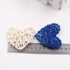 10Pcs/Set Heart Shape Hanging Decor Exquisite Bright-colored Rattan Eco-friendly Hanging Pendant for Home
