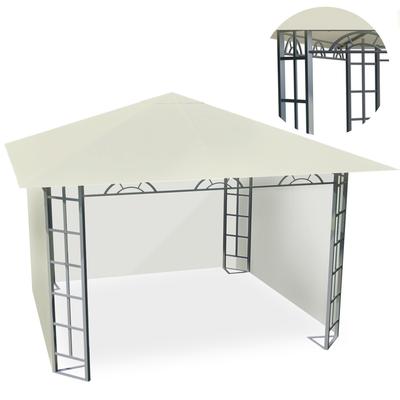 Бежевая садовая беседка 3x3 м 4934