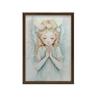 Pastel Angel of Prayer Pastel Angel of Prayer, 40X50 Cm, Gold Aluminum Frame, 230 Gsm Matte Paper