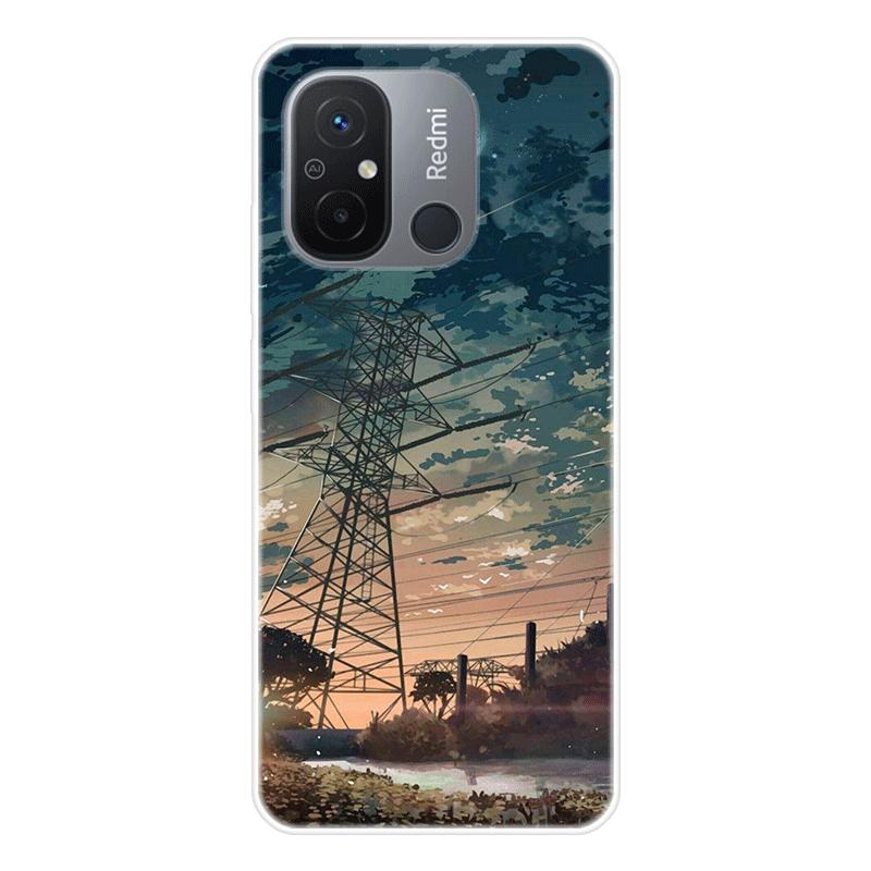 Для Xiaomi Redmi 12C 12 C Redmi12C чехол Мягкая силиконовая задняя крышка Мультяшный чехол для телефона Разнообразие