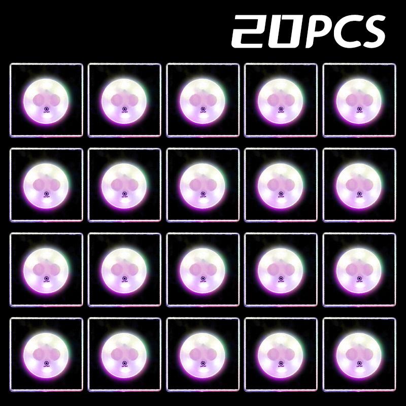 1/10/20/30 шт. светодиодные подставки под стаканы с подсветкой наклейки для бутылок ликера светящиеся чашки коврики для клубов, баров, вечеринок, автомобилей, свадебных ваз декор