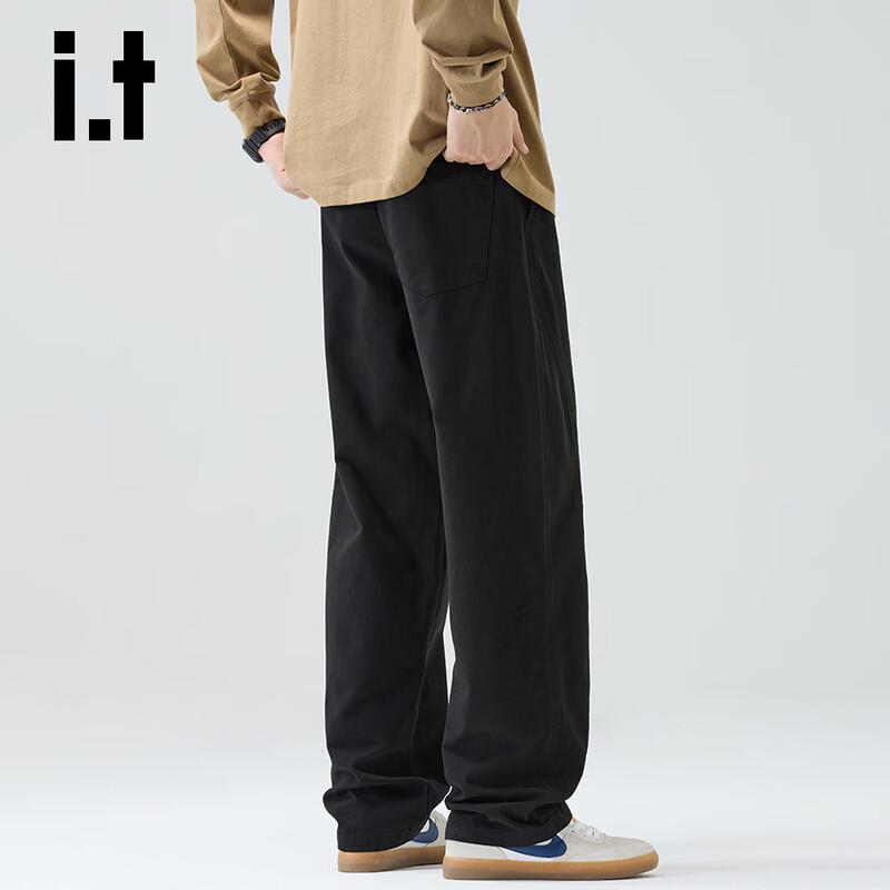 CHOCOOLATEit Men's Loose Straight Thermal Cotton Cargo Pants